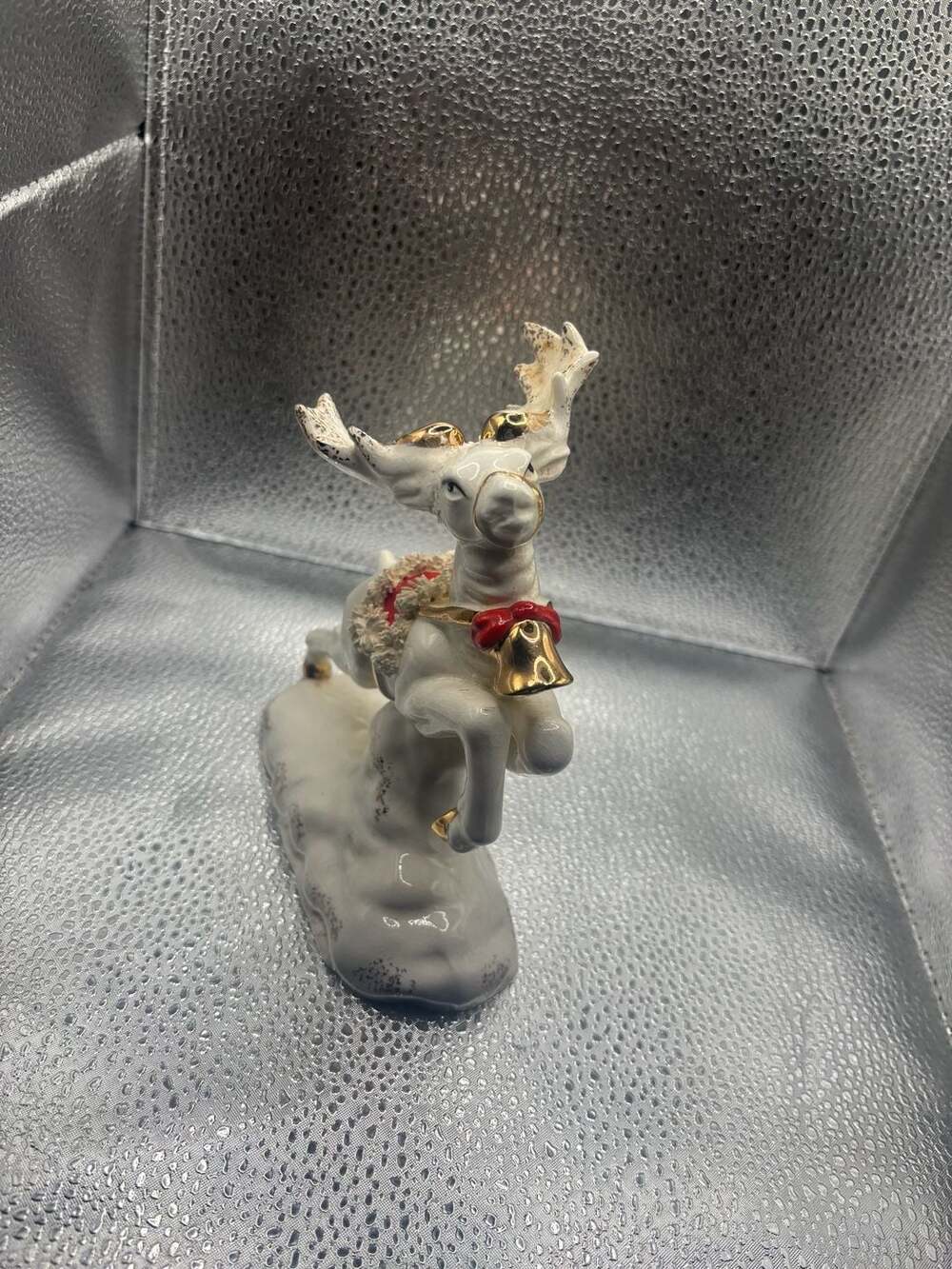 NAPCO 1956 AX1695 Vintage Ceramic Christmas Reindeer Figurine